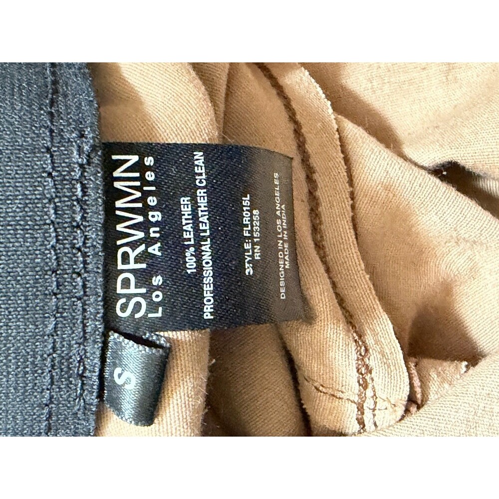 Brown Boot Cut Faux-Leather Pants - Women - Picture 4 of 12